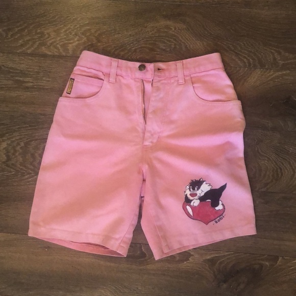 Vintage Pink Armani Shorts - Picture 1 of 4
